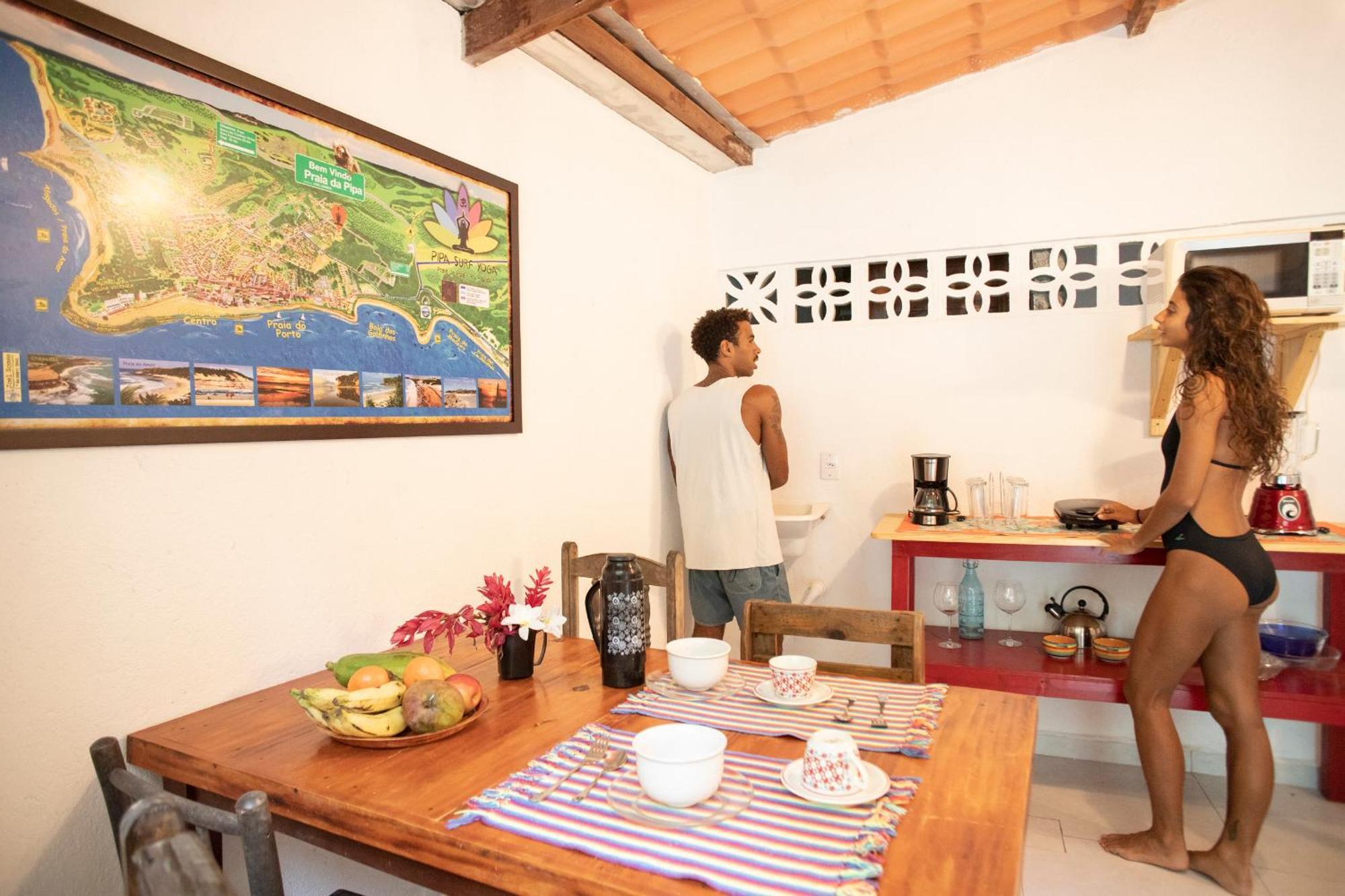 Pipa Surf Yoga Apartamento E Suites Com Cozinha Completa Praia de Pipa Екстер'єр фото